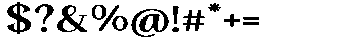 Gafisah Round Bold Expanded Font OTHER CHARS