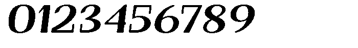 Gafisah Round Bold Extra Expanded Slant Font OTHER CHARS