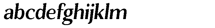Gafisah Round Bold Semi Condensed Slant FONT