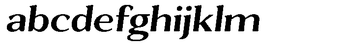 Gafisah Round Bold Semi Expanded Slant FONT