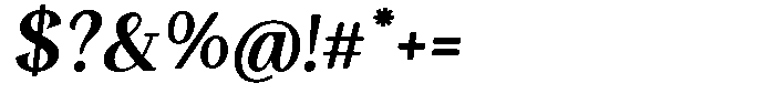 Gafisah Round Bold Slant Font OTHER CHARS