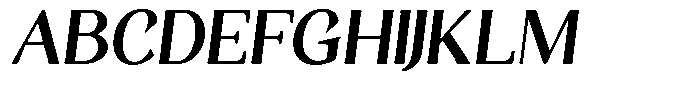 Gafisah Round Bold Slant Font UPPERCASE