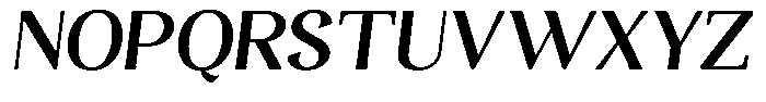 Gafisah Round Bold Slant Font UPPERCASE