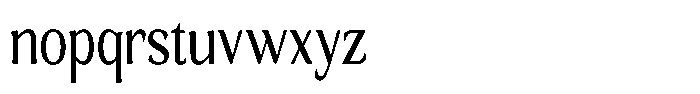 Gafisah Round Condensed Font LOWERCASE