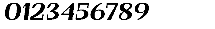 Gafisah Round Extra Bold Expanded Slant Font OTHER CHARS
