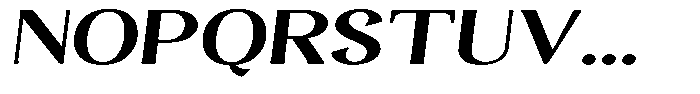 Gafisah Round Extra Bold Expanded Slant Font UPPERCASE