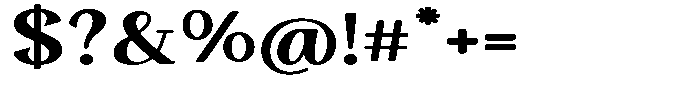 Gafisah Round Extra Bold Expanded Font OTHER CHARS