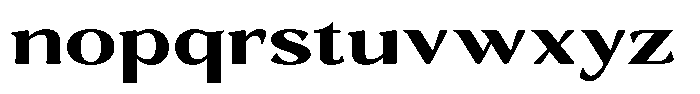 Gafisah Round Extra Bold Expanded Font LOWERCASE