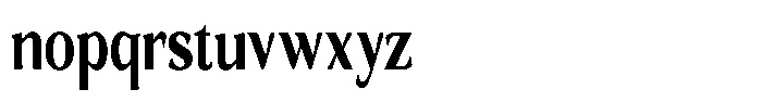 Gafisah Round Extra Bold Extra Condensed Font LOWERCASE