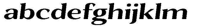 Gafisah Round Extra Bold Extra Expanded Slant FONT