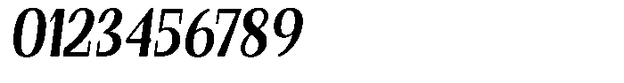 Gafisah Round Extra Bold Semi Condensed Slant Font OTHER CHARS