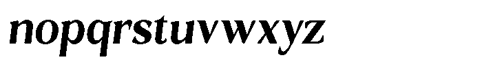 Gafisah Round Extra Bold Semi Condensed Slant Font LOWERCASE