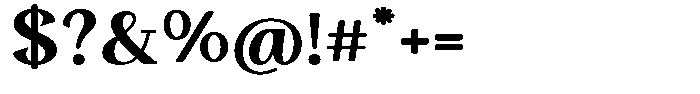 Gafisah Round Extra Bold Semi Expanded Font OTHER CHARS