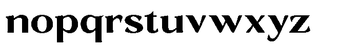 Gafisah Round Extra Bold Semi Expanded Font LOWERCASE