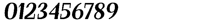 Gafisah Round Extra Bold Slant Font OTHER CHARS