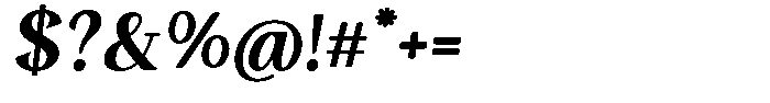 Gafisah Round Extra Bold Slant Font OTHER CHARS