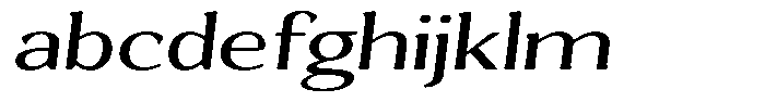 Gafisah Round Extra Expanded Slant FONT
