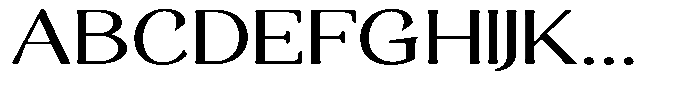 Gafisah Round Extra Expanded Font UPPERCASE