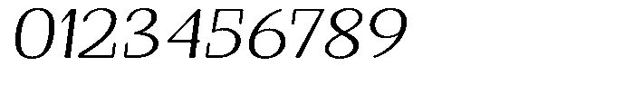 Gafisah Round Extra Light Expanded Slant Font OTHER CHARS