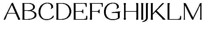 Gafisah Round Extra Light Expanded Font UPPERCASE