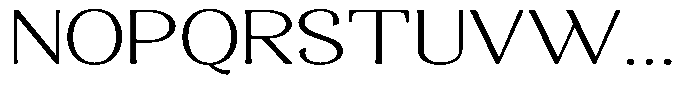 Gafisah Round Extra Light Expanded Font UPPERCASE