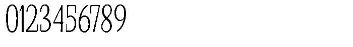 Gafisah Round Extra Light Extra Condensed Font OTHER CHARS