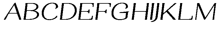 Gafisah Round Extra Light Extra Expanded Sl Font UPPERCASE