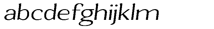 Gafisah Round Extra Light Extra Expanded Sl FONT