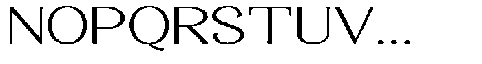 Gafisah Round Extra Light Extra Expanded Font UPPERCASE