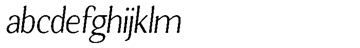 Gafisah Round Extra Light Semi Condensed Sl FONT