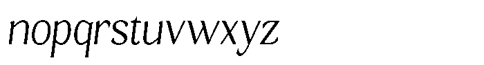 Gafisah Round Extra Light Semi Condensed Sl Font LOWERCASE