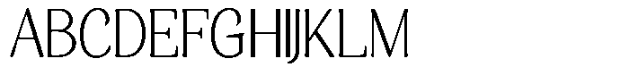 Gafisah Round Extra Light Semi Condensed Font UPPERCASE