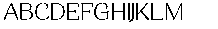 Gafisah Round Extra Light Semi Expanded Font UPPERCASE