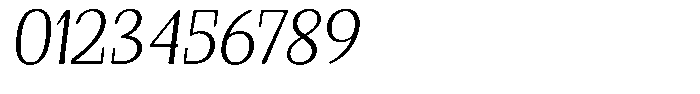 Gafisah Round Extra Light Slant Font OTHER CHARS