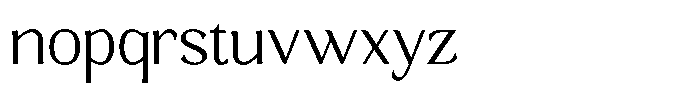 Gafisah Round Extra Light Font LOWERCASE