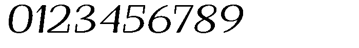 Gafisah Round Light Extra Expanded Slant Font OTHER CHARS