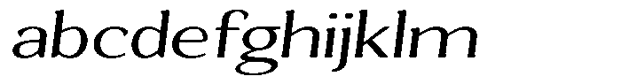 Gafisah Round Light Extra Expanded Slant FONT
