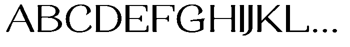 Gafisah Round Light Extra Expanded Font UPPERCASE