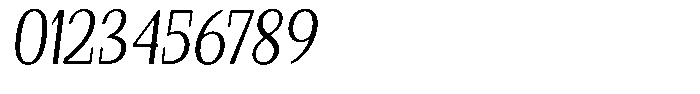 Gafisah Round Light Semi Condensed Slant Font OTHER CHARS
