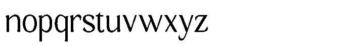 Gafisah Round Light Semi Condensed Font LOWERCASE