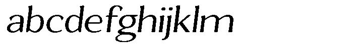 Gafisah Round Light Semi Expanded Slant FONT