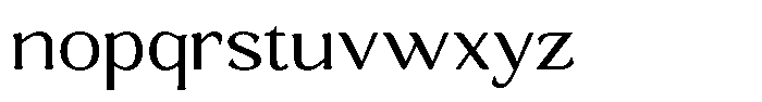 Gafisah Round Light Semi Expanded Font LOWERCASE