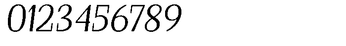 Gafisah Round Light Slant Font OTHER CHARS