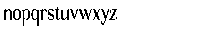 Gafisah Round Medium Condensed Font LOWERCASE