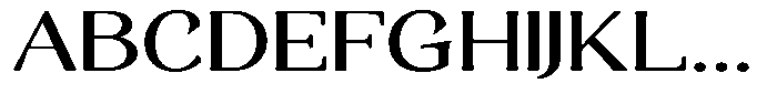 Gafisah Round Medium Expanded Font UPPERCASE