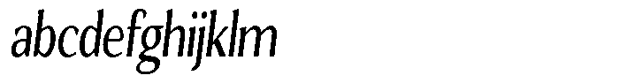 Gafisah Round Medium Extra Condensed Slant FONT