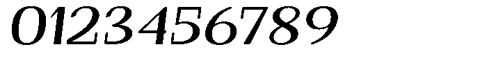 Gafisah Round Medium Extra Expanded Slant Font OTHER CHARS
