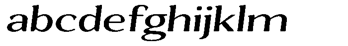 Gafisah Round Medium Extra Expanded Slant FONT