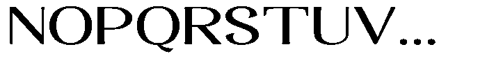 Gafisah Round Medium Extra Expanded Font UPPERCASE
