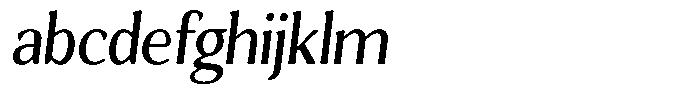 Gafisah Round Medium Semi Condensed Slant FONT